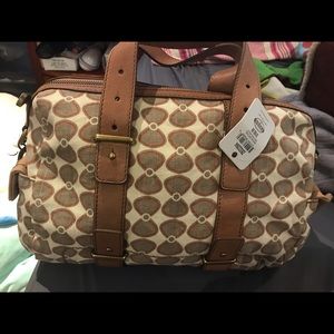 New Fossil Mason satchel with bow design